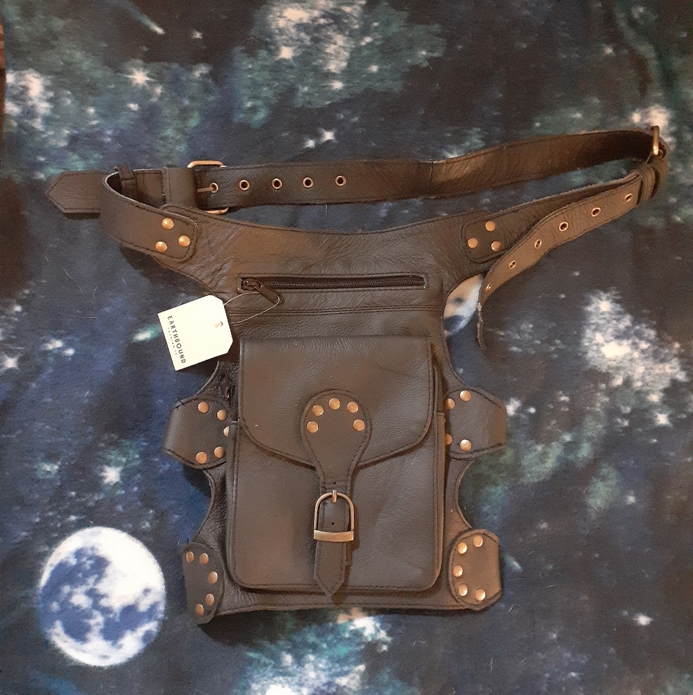 Earthbound Leather Hip Bag/ Harness